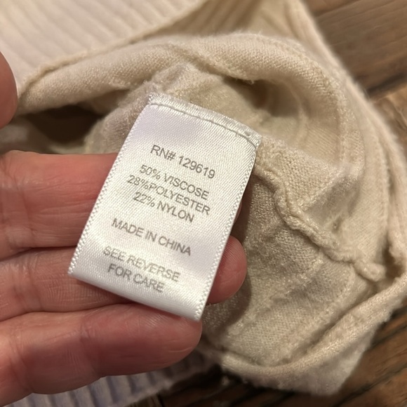 Allie Rose Dolman Sweater Short Sleeve Top Size Large - Picture 8 of 11